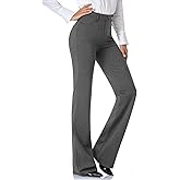 Tapata Women's 28''/30''/32''/34'' Stretchy Bootcut Dress Pants with Pockets Tall, Petite, Regular for Office Work Business