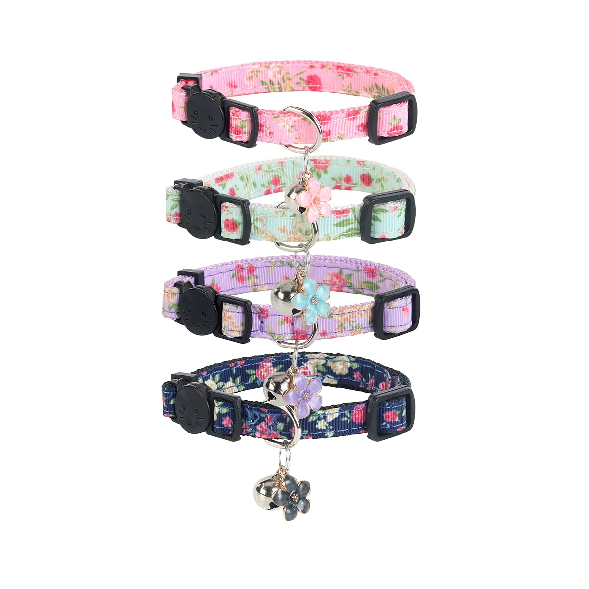 Photo 1 of Yizepet Cat Collars with Bells, Breakaway Kitten Collar, Cute Kitty Collar, Pet Supplies Accessories