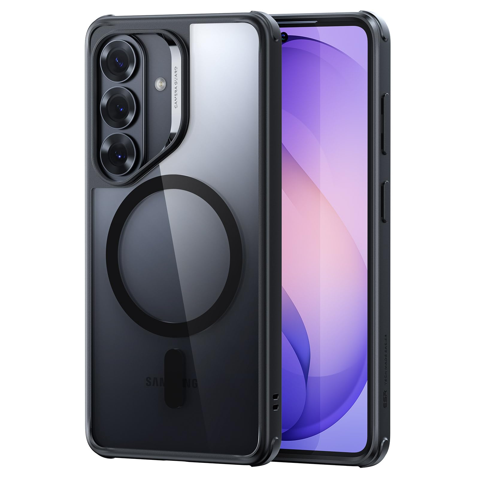 Photo 1 of ESR for Samsung Galaxy S26 Plus Phone Case, Compatible with MagSafe, Military-Grade Protection, Shockproof Magnetic Case for Samsung Galaxy S26 Plus, Classic Hybrid Series, Clear Black