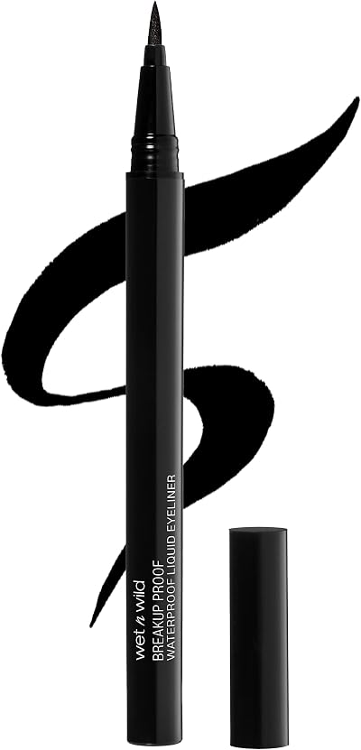 Wet n Wild Mega Last Breakup Proof Liquid Eyeliner Black 16 Hour Wear