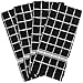 DII Basic Terry Collection Windowpane Dishtowel Set, 16x26, Black Check, 4 Piece