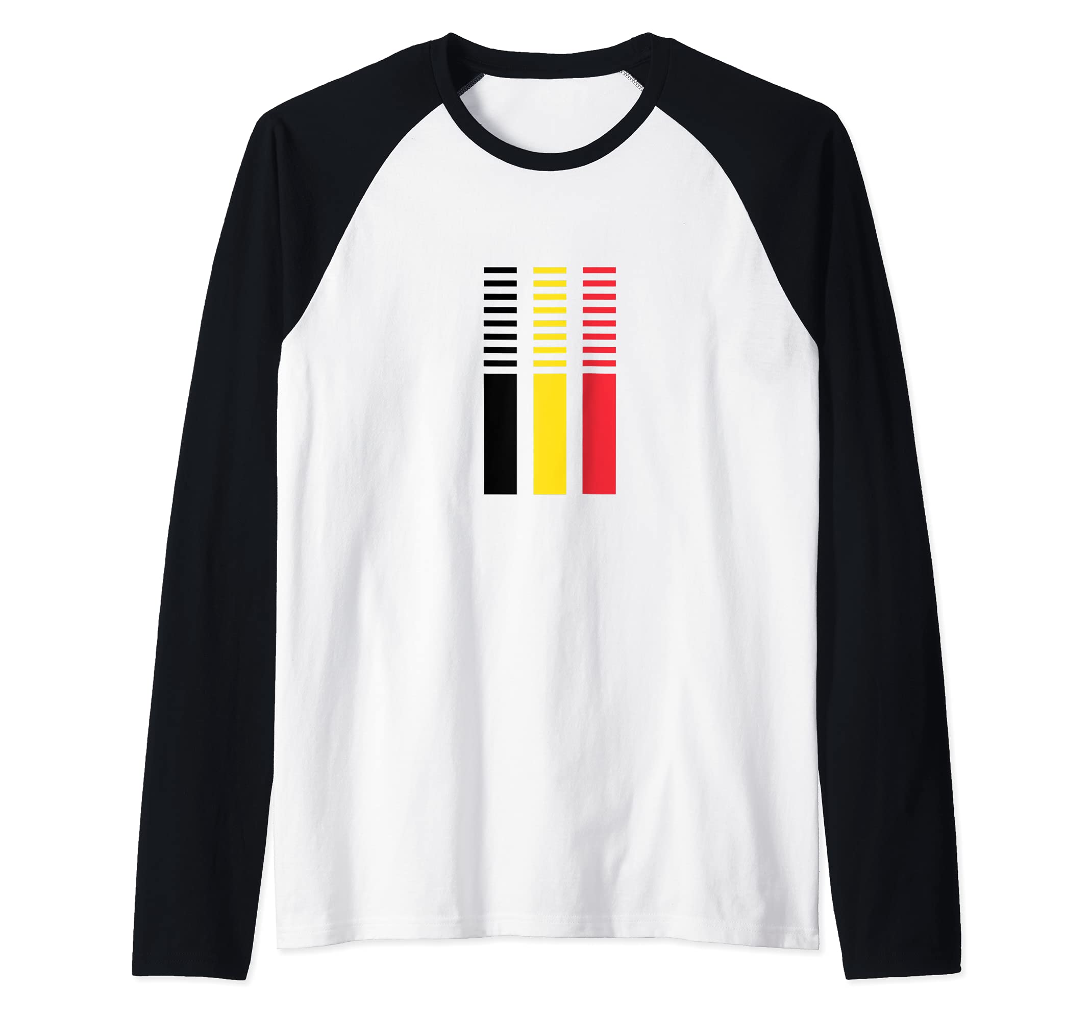 Flag Belgium Raglan Baseball Tee