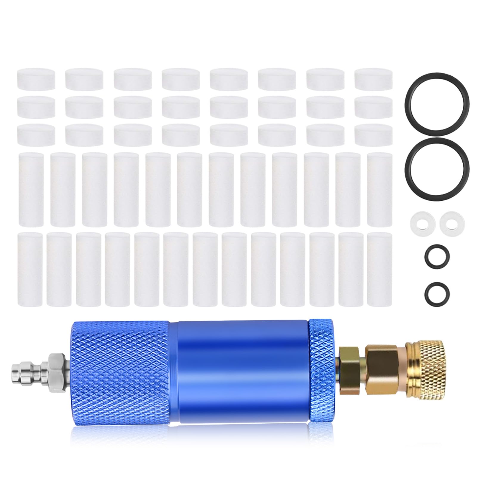 30Mpa High Pressure PCP Hand Pump Air Compressor Filter Oil Water Separator Moisture Water Trap with Female and Male Quick Connect Thread, Airgun Accessories Filtration Equipment