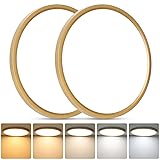 Brightever Gold LED Flush Mount Ceiling Light