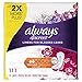 Always Discreet Incontinence Panty Liners for Women with Bladder Leaks, Size 2, Very Light Absorbency, Long Length, 111 CT x 2 Packs (222 Total Count) (Packaging May Vary)