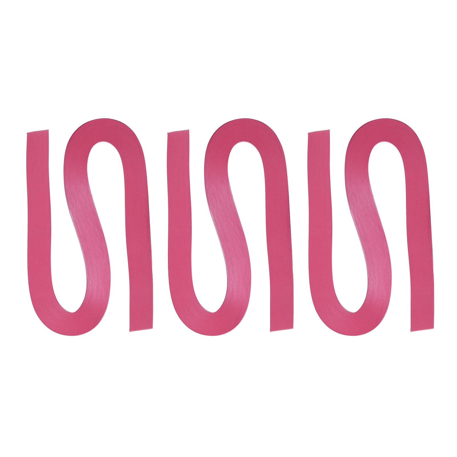 PATIKIL 360pcs Quilling Strips Paper 3mm(1/8") 54cm Origami Paper Quilling Strip for Art DIY Hand Craft Christmas, Rose Red