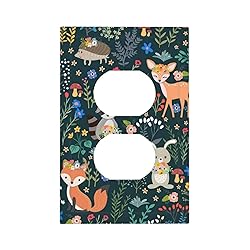 Tewujay Decorative Outlet Cover 1 Gang Cute Animals