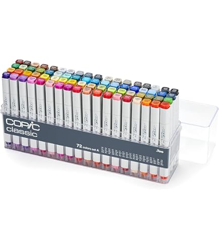 Amazon.com: Too Copic Ciao Start Set of 72 Colors, Made in Japan