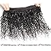 Sunber Brazilian 100% Unprocessed Virgin Kinky Curly Human Hair Weave 3 Bundles Deep Curly Hair Extensions Mixed Length Natural Color (8 10 12inch)