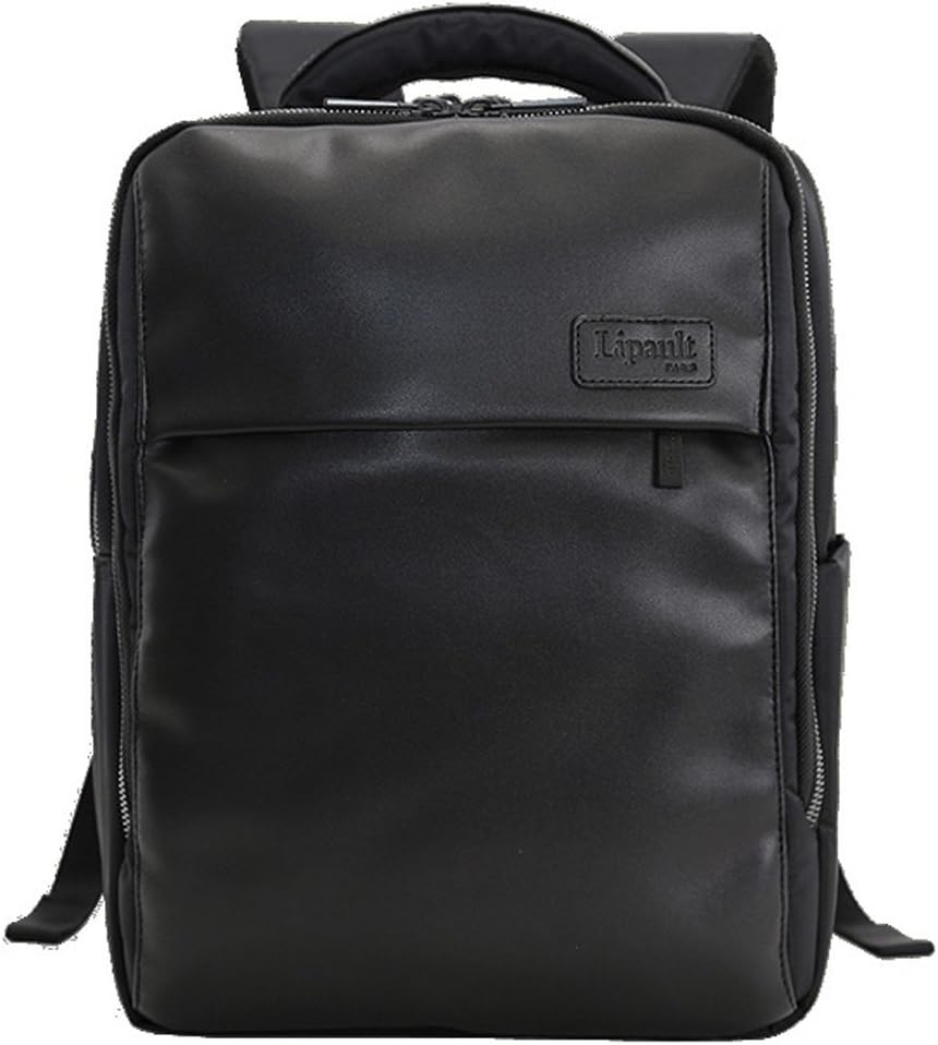 Lipault Plume Premium 15" Medium Laptop Backpack (Black)