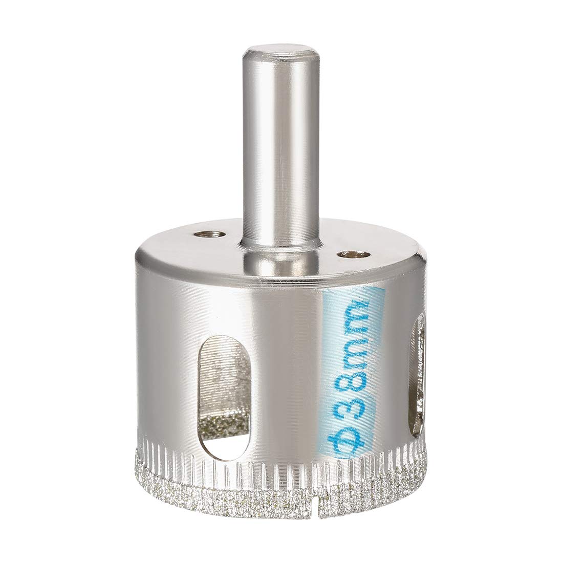 Sourcingmap 38mm Diamond Coated Glass Hole Saw Drill Bits for Ceramic Tile Marble Rock Porcelain Bottles Pots Brick