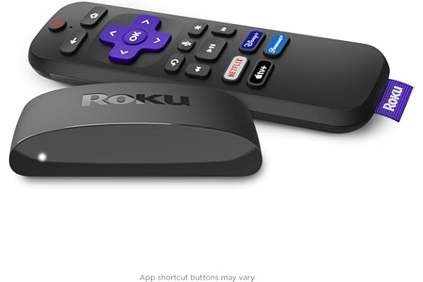 Roku Express 4K+ 2021 | Streaming Media Player HD/4K/HDR with Smooth Wireless Streaming and Roku Voice Remote with TV Controls, Includes Premium HDMI Cable, Black (Renewed)
