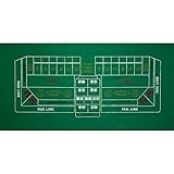 GSE 36" x 72" Portable Casino Craps Tabletop Layout
