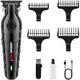 HIENA PRO Professional Hair Beard Trimmer for Men Hair Clippers for Barber with T Blade, Cordless Clippers for Hair Cutting Rechargeable Barber Clippers