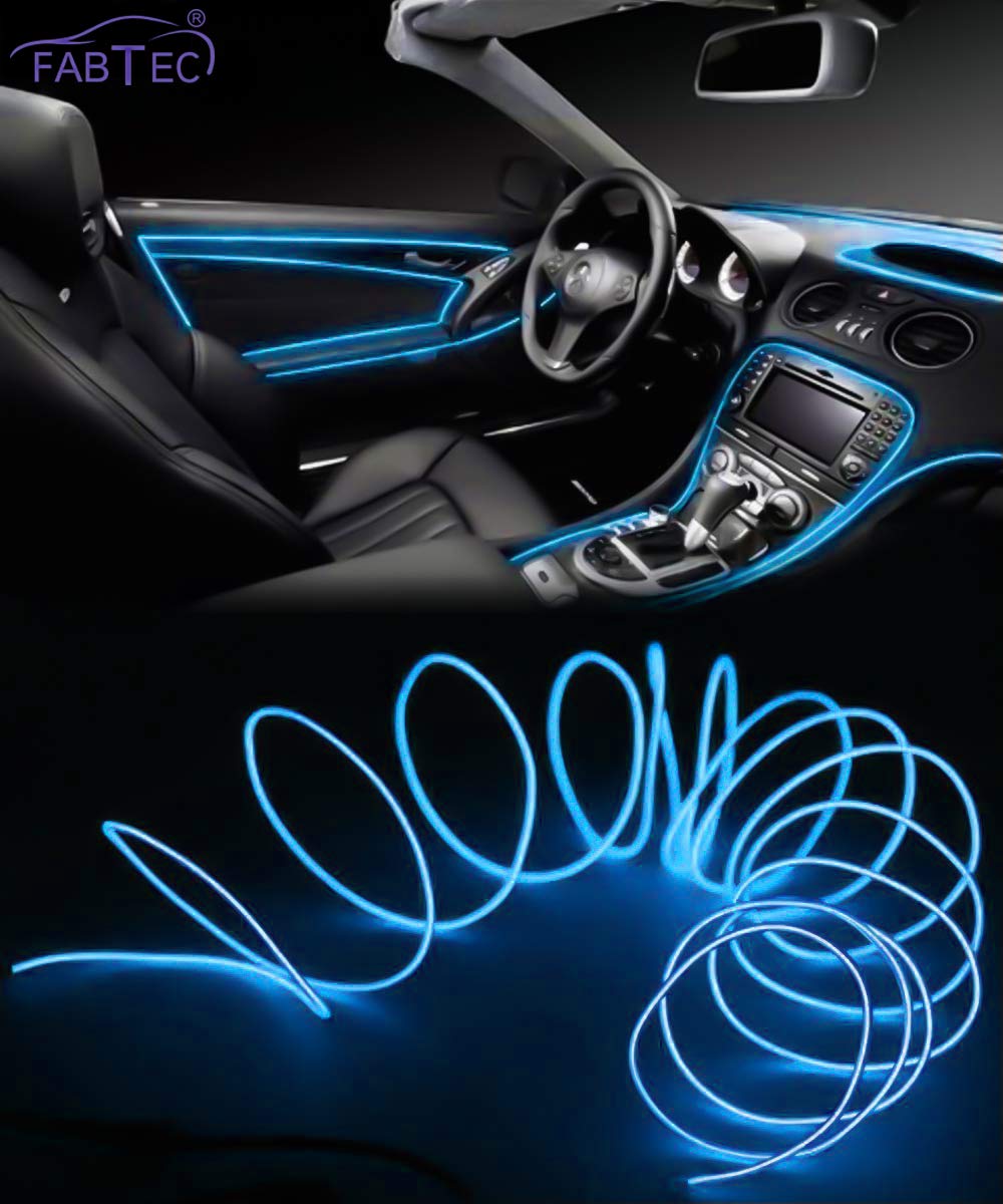 FABTEC EL Wire Car Interior Light Ambient Neon Light For All Car Models
