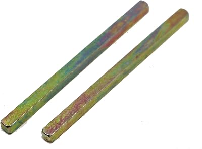 fiXte 2 x Replacement Door Handle Spindle Bar 7.5mm x 85/100/128/150mm