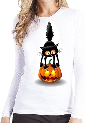 T shirt halloween femme Clearance