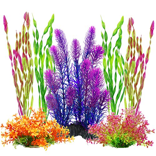 image for MyLifeUNIT Artificial Aquariums Plants Plastic Fish Tank Plants for Aq