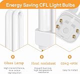 Akynite 13W G24q-1 CFL 4 Pin 2700K 850lm 2U Shape AC220-240V 2pcs view 9