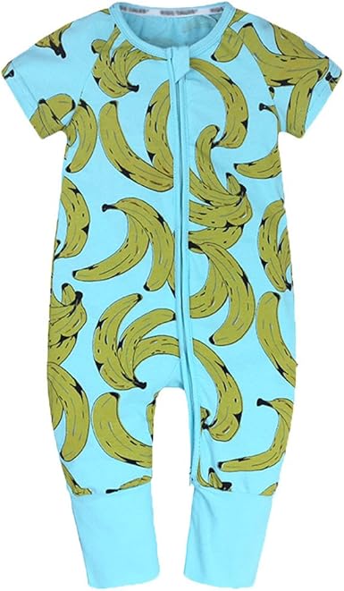 double zipper baby pajamas