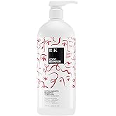 IGK GOOD BEHAVIOR Ultra Smooth Shampoo Liter | Frizz Control + Hydrates + Shine | Vegan + Cruelty Free | 33.8 Oz