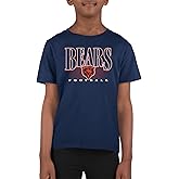 Team Fan Apparel NFL Youth Overtime Blueprint Football T-Shirt Unisex Tag Free Comfortable, Boys & Girls, Lightweight Soft