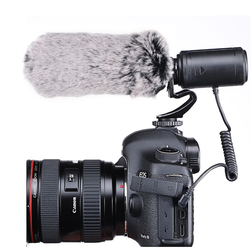 Nicama SGM5 3.5mm Interview Cardioid Video Microphone for Nikon Canon DSLR Camera Sony DV Camcorder