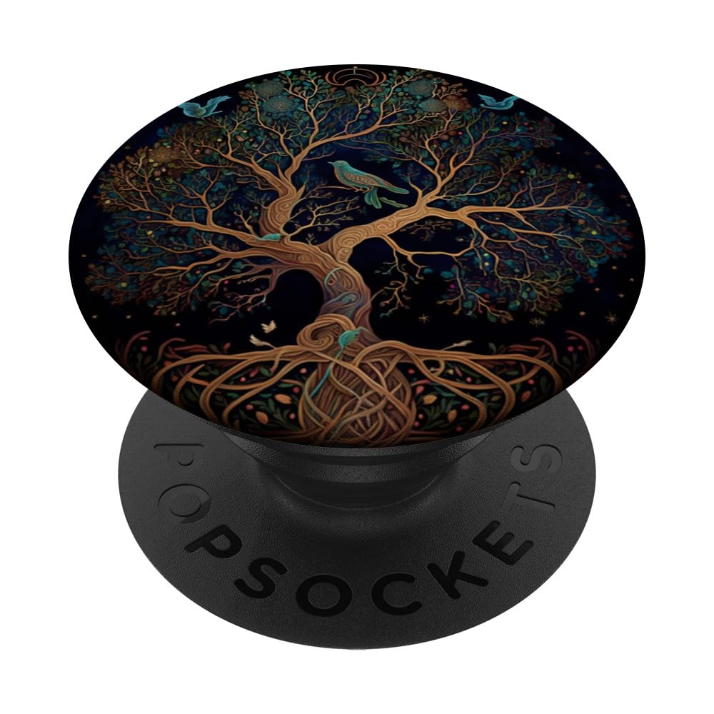 Tree of Life - Yggdrasil Norse cosmology PopSockets Swappable PopGrip