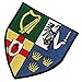 Ireland Provinces Shield Emblem Irish Coat of Arms Flag Embroidered Iron On Sew On Patch