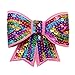 25Pack 3 Inch Bling Sparkly Glitter Sequin Hair Bows Alligator Hair Clips Hair Accessories Cheer Hair Bows for Baby Girls Toddlers Kids Children