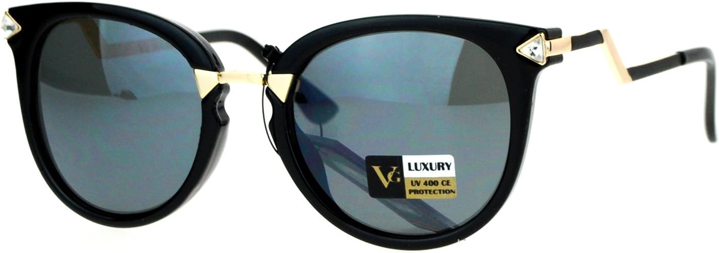 VG Occhiali Sunglasses Womens Rhinestone Arrow ZigZag Design UV400