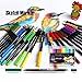 Dual Brush Pens Fine Markers - Fine Tip Drawing Markers for Coloring Books, Brush Pens for Sketching Markers, 24 Bright Colors