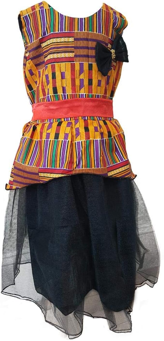 ankara flower girl dresses