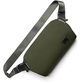 Bellroy Classic Sling (everyday 7 liter minimalist crossbody bag with internal organization, adjustable crossbody strap, and auto-compression system) - Olive