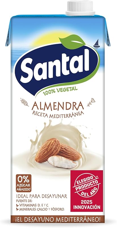 Bebida Vegetal de Almendra Sin Azúcares Añadidos, Pack 6x1L