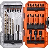 Klein Tools 33811 Drill and Driver Bit Set 32-Piece, Impact Driver Set, Titanium Coated Drill Bits, Precision Machined, MODbox Compatible Storage Case, Professional Tool Kit