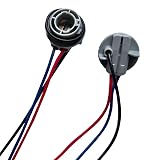 Ferianl 2PCS 1157 LED Bulb Sockets Plug, Plastic Waterproof Turn Signal Brake Light Socket, Tail Light Wiring Harness Plug Connector, Universal Car Accessories for Most Cars, Trucks, SUVs