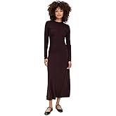 Vince Women's Crew Curved Seam Rouched Dress