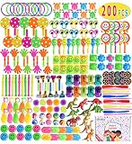 Max Fun 200Pcs Random Color Assortment Toys for Kids Birthday Party Favors Prizes Box Toy Assortment Classroom Rewards,Pinata Filler Toys, Toys Treasure Box