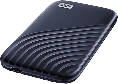 WD My Passport SSD 2TB Portable External SSD Midnight Blue USB 3.2 Gen-2