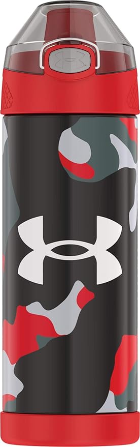 Under Armour, 16 oz, Black Protege 16 Ounce Stainless Steel Water Bottle