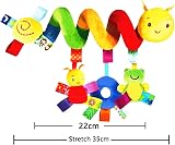 zhongdada Spiral Pram Stroller Crib Toy Plush Rattle Sensory 0-12 Months Boys view 2