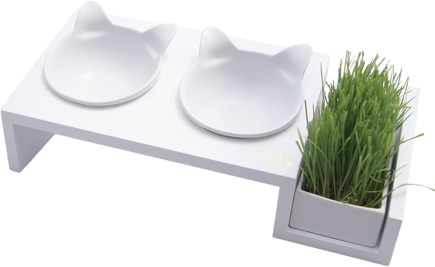 vivipet mykonos elevated cat feeder