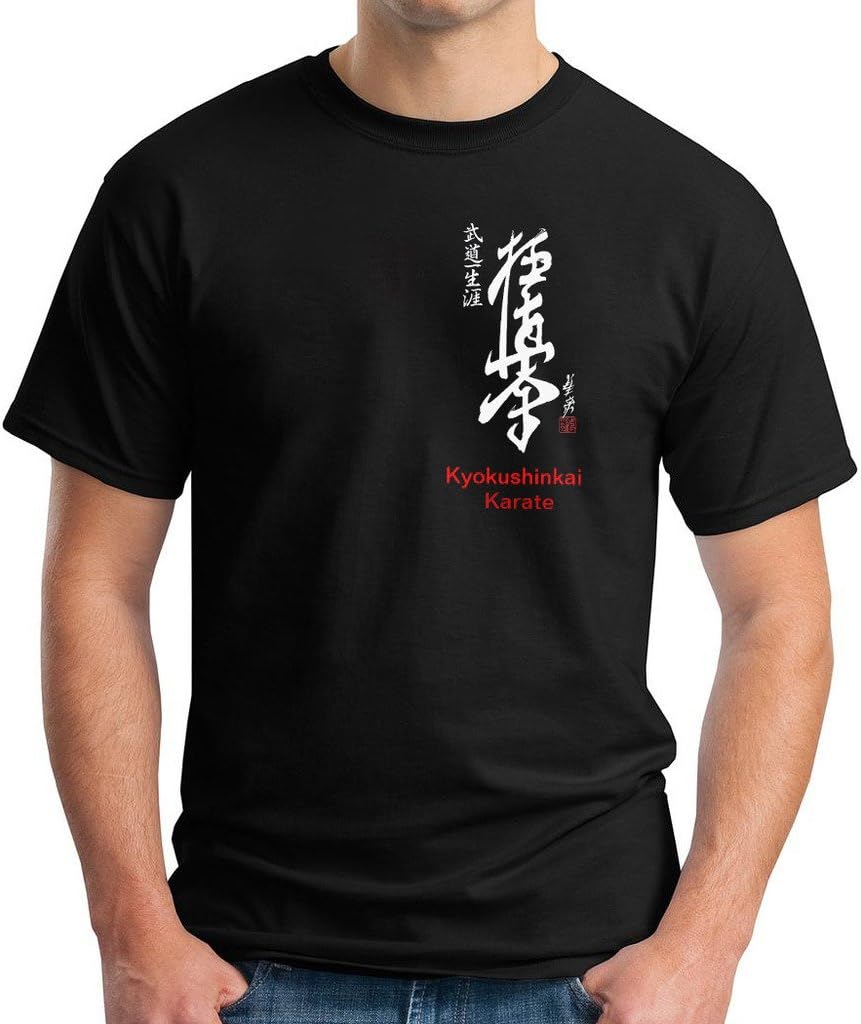 JudyChu Men's T Shirts For Men Kyokushin Mas Cotton T Shirt