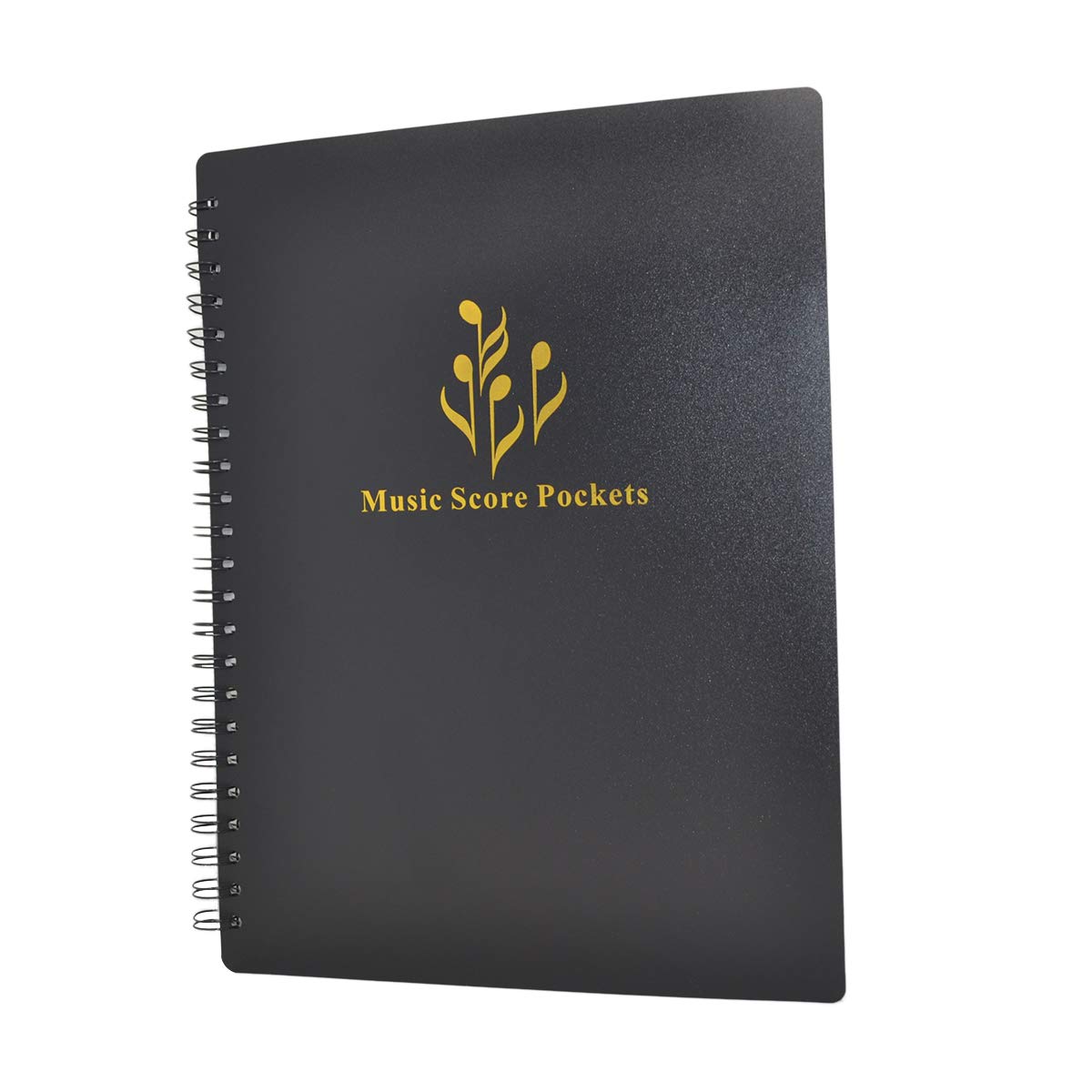 Music Sheet File Paper Storage Folder Creative Change Spectrum Folder A4 Letter Size Double Side Sheet Music Folder File for Holding Sheet Music and Files Etc (Black)