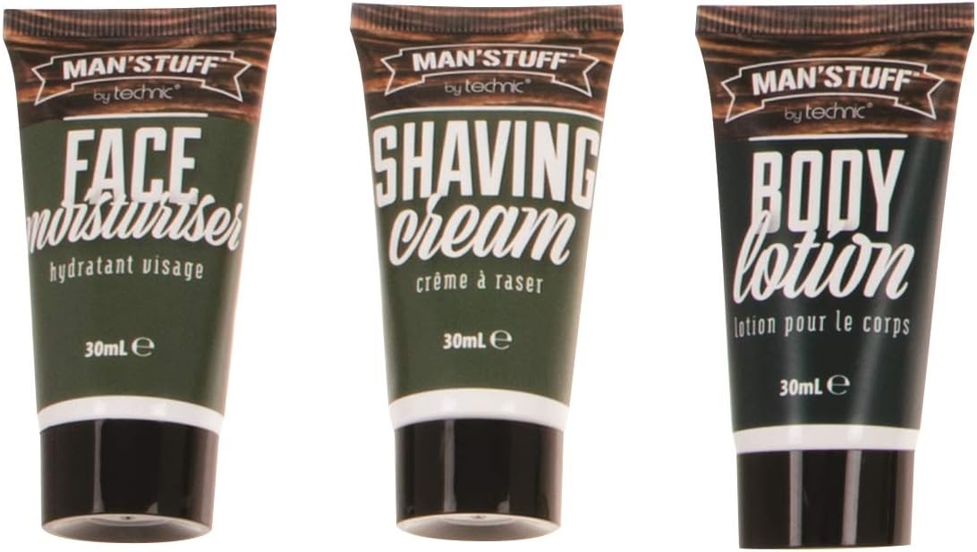 Man'Stuff Festive Countdown 24 Day Bath & Body Beauty Advent Calendar for Men Containing Cleansing and Grooming Essentials for Men: Kitchen & Dining