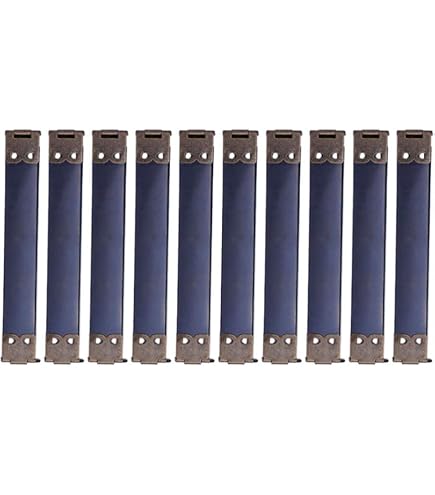 20PCS 10cm Metal Internal Flex Frame Kiss Clasps - Silver & Bronze For DIY Bags, Wallets - View #2