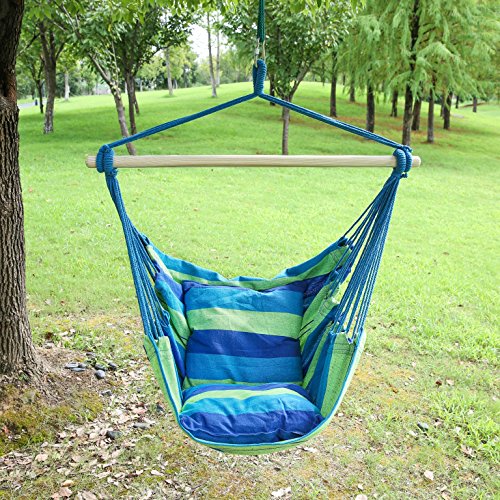 5 Blissun+Hammock+Chair+Hanging+Stripes