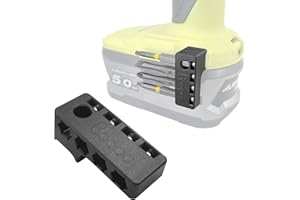 BPOPO Magnetic 1/4-Inch Hex Bit Holders fit for Ryobi 18v Drill,Hex Screw Bit Storage on Side of Power Drill,Keep Bits Within Reach, Left Side