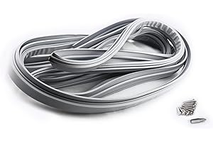 RE FRIDGE U.S Cooler Standard Magnetic Door Gasket Three Sided for U.S. Cooler Brand Walk-INS (Actual Size 35 3/4 X 76 1/4), Single Dart, with Hardware KIT